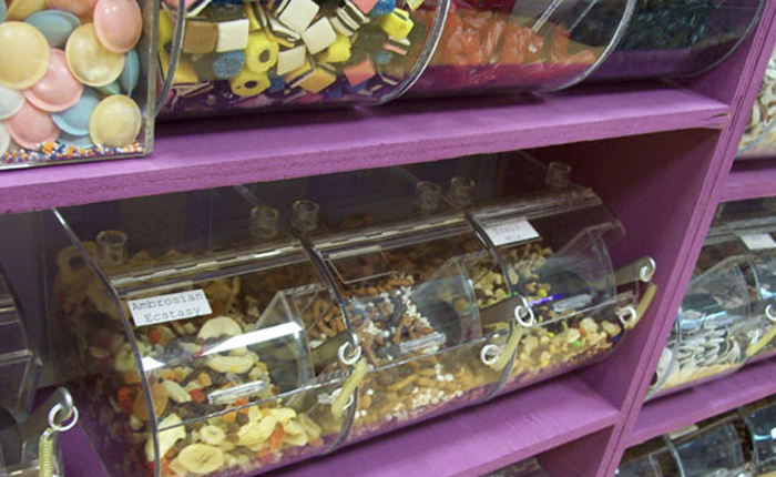Polycarbonate sheet Self Serve Candy display